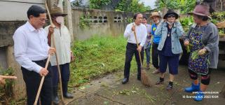 ทน.แม่สอด ร่วมกิจกรรมพัฒนาชุมชนอินทรคีรี และชุมชนตาลเดี่ยวเพื่อถวายเป็นพระราชกุศล เนื่องในวันแม่แห่งชาติ 12 สิงหาคม 2566