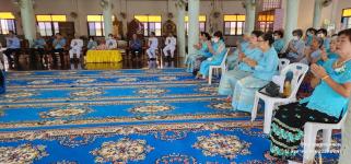 ทน.แม่สอด จัดกิจกรรมถวายพระพรชัยมงคล สมเด็จพระนางเจ้าสิริกิติ์ พระบรมราชินีนาถ พระบรมราชชนนีพันปีหลวง 12 สิงหาคม 2566 ของชาวชุมชนวัดหลวง
