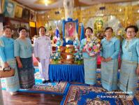 ทน.แม่สอด จัดกิจกรรมถวายพระพรชัยมงคล สมเด็จพระนางเจ้าสิริกิติ์ พระบรมราชินีนาถ พระบรมราชชนนีพันปีหลวง 12 สิงหาคม 2566 ของชาวชุมชนวัดหลวง