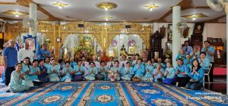 ทน.แม่สอด จัดกิจกรรมถวายพระพรชัยมงคล สมเด็จพระนางเจ้าสิริกิติ์ พระบรมราชินีนาถ พระบรมราชชนนีพันปีหลวง 12 สิงหาคม 2566 ของชาวชุมชนวัดหลวง