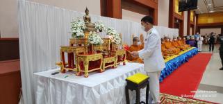 ทน.แม่สอด เข้าร่วมพิธีทำบุญตักบาตรและถวายพระพรชัยมงคลสมเด็จพระนางเจ้าสิริกิติ์ พระบรมราชินีนาถ พระบรมราชชนนี  พันปีหลวง 12 สิงหาคม 2566