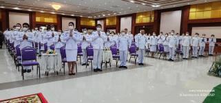 ทน.แม่สอด เข้าร่วมพิธีทำบุญตักบาตรและถวายพระพรชัยมงคลสมเด็จพระนางเจ้าสิริกิติ์ พระบรมราชินีนาถ พระบรมราชชนนี  พันปีหลวง 12 สิงหาคม 2566