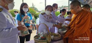 ทน.แม่สอด เข้าร่วมพิธีทำบุญตักบาตรและถวายพระพรชัยมงคลสมเด็จพระนางเจ้าสิริกิติ์ พระบรมราชินีนาถ พระบรมราชชนนี  พันปีหลวง 12 สิงหาคม 2566