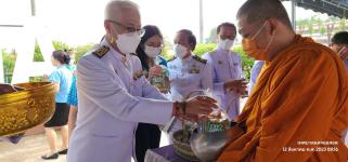 ทน.แม่สอด เข้าร่วมพิธีทำบุญตักบาตรและถวายพระพรชัยมงคลสมเด็จพระนางเจ้าสิริกิติ์ พระบรมราชินีนาถ พระบรมราชชนนี  พันปีหลวง 12 สิงหาคม 2566