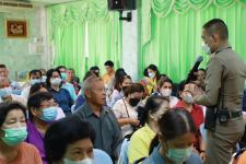 ทน.แม่สอด โครงการอบรมเพิ่มประสิทธิภาพเครือข่ายองค์กรประสานพลังแผ่นดินเอาชนะยาเสพติด   