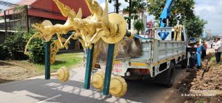 ทน.แม่สอด ลงพื้นที่ตรวจงานก่อสร้างต่าง ๆ ในเขตเทศบาลนครแม่สอด