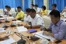 ประชุมผู้บริหาร สมาชิกสภาเทศบาลและหัวหน้าส่วนราชการ เทศบาลนครแม่สอด ครั้งที่ 10/2559