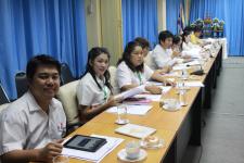 ประชุมผู้บริหาร สมาชิกสภาเทศบาลและหัวหน้าส่วนราชการ เทศบาลนครแม่สอด ครั้งที่ 10/2559