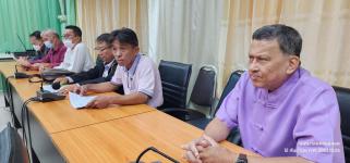 ทน.แม่สอด จัดประชุมติดตามโครงการก่อสร้างระบบสาธารณูปโภคประจำปีงบประมาณ 2566
