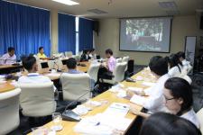 ประชุมผู้บริหาร สมาชิกสภาเทศบาลและหัวหน้าส่วนราชการ เทศบาลนครแม่สอด ครั้งที่ 10/2559