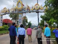 ทน.แม่สอด ลงพื้นที่ติดตามความเรียบร้อยการปรับปรุงซุ้มประตูเมืองเฉลิมพระเกียรติ เทศบาลนครแม่สอด