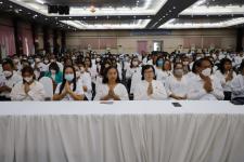 ทน.แม่สอด จัดโครงการฝึกอบรมส่งเสริมคุณธรรมจริยธรรมบุคลากรในสังกัดเทศบาลนครแม่สอด