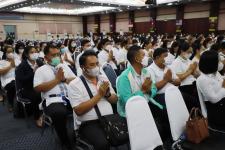 ทน.แม่สอด จัดโครงการฝึกอบรมส่งเสริมคุณธรรมจริยธรรมบุคลากรในสังกัดเทศบาลนครแม่สอด