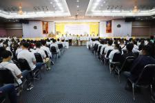 ทน.แม่สอด จัดโครงการฝึกอบรมส่งเสริมคุณธรรมจริยธรรมบุคลากรในสังกัดเทศบาลนครแม่สอด