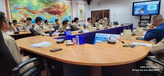 ทน.แม่สอด เข้าร่วมการประชุมขับเคลื่อนนโยบายของรัฐบาล และภารกิจสำคัญของกระทรวงมหาดไทย