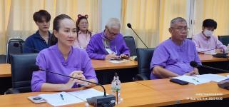 ทน.แม่สอด ร่วมกับอบต.แม่ปะ จัดประชุมหารือการใช้ที่ดินสาธารณประโยชน์ (บริเวณสนามกีฬา 5 อำเภอชายแดน)