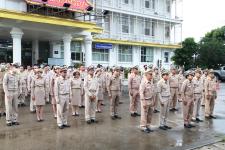 ทน.แม่สอด จัดกิจกรรมเคารพธงชาติ เนื่องในวันพระราชทานธงชาติไทย