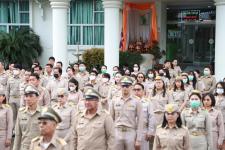 ทน.แม่สอด จัดกิจกรรมเคารพธงชาติ เนื่องในวันพระราชทานธงชาติไทย