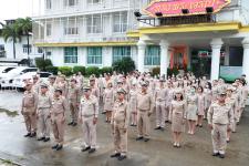 ทน.แม่สอด จัดกิจกรรมเคารพธงชาติ เนื่องในวันพระราชทานธงชาติไทย