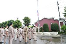 ทน.แม่สอด จัดกิจกรรมเคารพธงชาติ เนื่องในวันพระราชทานธงชาติไทย