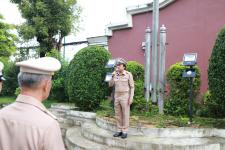 ทน.แม่สอด จัดกิจกรรมเคารพธงชาติ เนื่องในวันพระราชทานธงชาติไทย