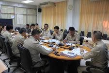 เทศบาลนครแม่สอด จัดประชุมคณะผู้บริหาร และหัวหน้าส่วนราชการ เพื่อติดตามงานและงบประมาณ