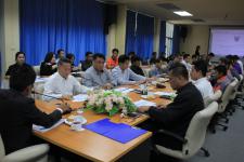 เทศบาลนครแม่สอดจัดประชุมระดมความคิดเห็นพร้อมข้อเสนอแนะขับเคลื่อนโครงการก่อสร้างระบบไฟฟ้าเคเบิ้ลใต้ดินภายในเขตเทศบาลนครแม่สอด