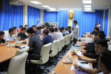 เทศบาลนครแม่สอดจัดประชุมระดมความคิดเห็นพร้อมข้อเสนอแนะขับเคลื่อนโครงการก่อสร้างระบบไฟฟ้าเคเบิ้ลใต้ดินภายในเขตเทศบาลนครแม่สอด