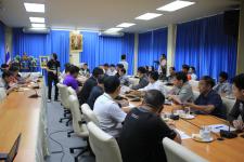 เทศบาลนครแม่สอดจัดประชุมระดมความคิดเห็นพร้อมข้อเสนอแนะขับเคลื่อนโครงการก่อสร้างระบบไฟฟ้าเคเบิ้ลใต้ดินภายในเขตเทศบาลนครแม่สอด