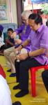 ทน.แม่สอด เข้าร่วมพิธีทำบุญทอดผ้าป่าสามัคคี ชุมชนปู่แดง