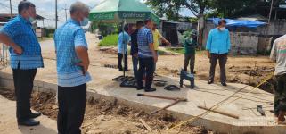 ทน.แม่สอด ลงพื้นที่ติดตามความคืบหน้างานก่อสร้างต่างๆ ในเขตเทศบาลนครแม่สอด