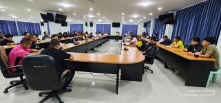 ทน.แม่สอด จัดประชุมฝ่ายป้องกันและบรรเทาสาธารณภัย เทศบาลนครแม่สอด