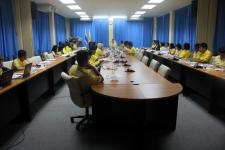 ประชุมผู้บริหาร สมาชิกสภาเทศบาลและหัวหน้าส่วนราชการ เทศบาลนครแม่สอด ครั้งที่ ๙/๒๕๕๙