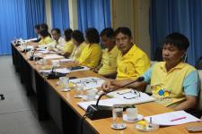 ประชุมผู้บริหาร สมาชิกสภาเทศบาลและหัวหน้าส่วนราชการ เทศบาลนครแม่สอด ครั้งที่ ๙/๒๕๕๙