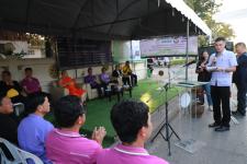 ทน.แม่สอด พิธีเปิดโครงการก่อสร้างระบบจำหน่ายไฟฟ้าเป็นเคเบิลใต้ดิน บริเวณถนนประสาทวิถี ระยะทาง 1.6 กิโลเมตร