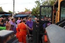 ทน.แม่สอด พิธีเปิดโครงการก่อสร้างระบบจำหน่ายไฟฟ้าเป็นเคเบิลใต้ดิน บริเวณถนนประสาทวิถี ระยะทาง 1.6 กิโลเมตร