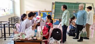 ทน.แม่สอด เข้าร่วมกิจกรรมสืบสานประเพณีลอยกระทงโรงเรียนเทศบาลเฉลิมพระเกียรติฯ ประจำปี 2566