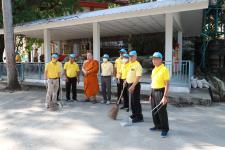 ทน.แม่สอด จัดกิจกรรมจิตอาสาพัฒนาปรับปรุงภูมิทัศน์ เพื่อถวายเป็นพระราชกุศล วันคล้ายวันพระบรมราชสมภพ พระบาทสมเด็จพระบรมชนกาธิเบศร มหาภูมิพลอดุลยเดชมหาราช บรมนาถบพิตร วันชาติและวันพ่อแห่งชาติ 