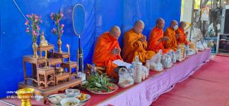 ทน.แม่สอด จัดพิธีทำบุญกองช่าง