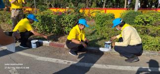 ทน.แม่สอด เข้าร่วมโครงการจิตอาสา “เราทำความดี ด้วยหัวใจ” พัฒนาสิ่งแวดล้อม ถนนอินทรคีรี บริเวณหน้าแขวงทางหลวงตากที่ 2 (แม่สอด)