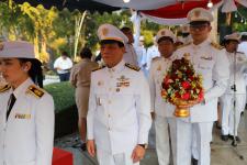 ทน.แม่สอด ร่วมพิธีวันสมเด็จพระเจ้าตากสินมหาราช และพิธีบวงสรวงดวงพระวิญญาณสมเด็จพระเจ้าตากสินมหาราช เพื่อน้อมรำลึกในพระมหากรุณาธิคุณ