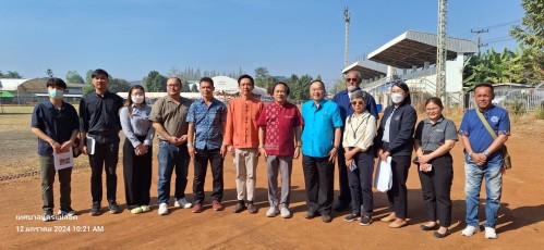 ทน.แม่สอด ลงพื้นที่ร่วมกับรองอธิบดีกรมโยธา ฯ ดำเนินโครงการพัฒนาสวนสาธารณะประโยชน์ สนามกีฬานันทนาการ และลานวัฒนธรรม