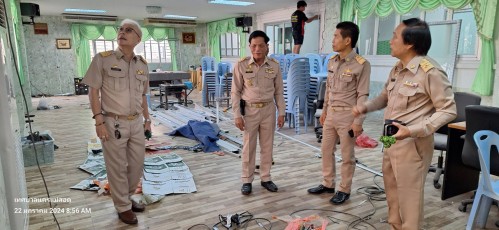 ทน.แม่สอด ติดตามความคืบหน้าการปรับปรุง/ย้ายห้องทะเบียนราษฎร์
