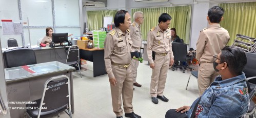 ทน.แม่สอด ติดตามความคืบหน้าการปรับปรุง/ย้ายห้องทะเบียนราษฎร์