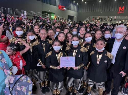 ทน.แม่สอด ร่วมให้กำลังใจตัวแทนนักเรียน และเฝ้ารับเสด็จทูลกระหม่อมหญิงอุบลรัตนราชกัญญา สิริวัฒนาพรรณวดี และเข้ารับรางวัล TO BE NUMBER ONE TEEN DANCERCISE THAILAND CHAMPIONSHIP 2024