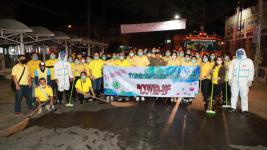 ทน.แม่สอดล้างเมืองต้านโควิด-19