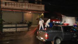 ทน.แม่สอดล้างเมืองต้านโควิด-19