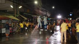 ทน.แม่สอดล้างเมืองต้านโควิด-19