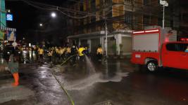 ทน.แม่สอดล้างเมืองต้านโควิด-19