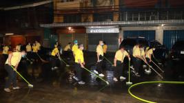 ทน.แม่สอดล้างเมืองต้านโควิด-19